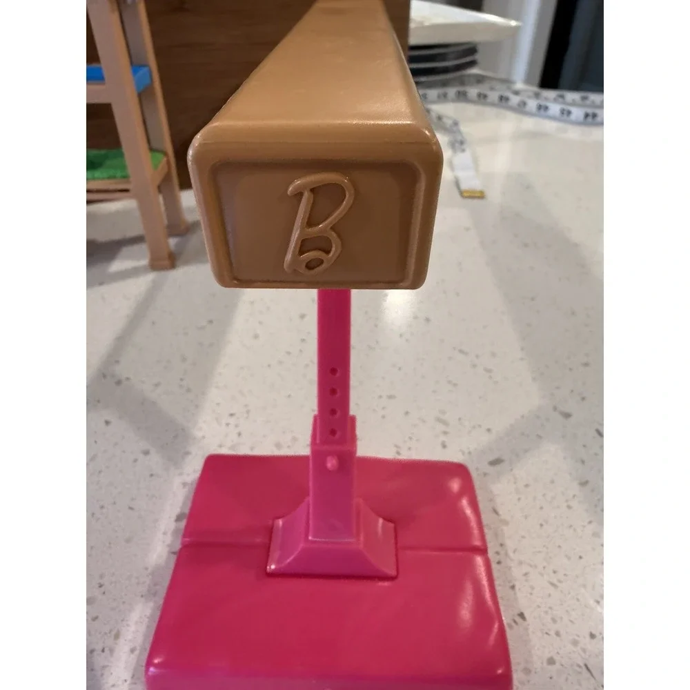 Barbie Boat, Balance Beam,‎ Farm Stand And Chicken Coup Set Of 4